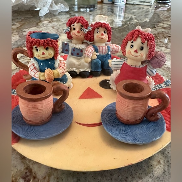 Young’s Inc. Other - Raggedy Ann & Friends Miniature tea set